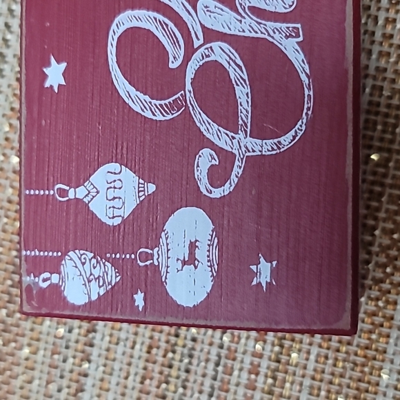 Design Block, Red, Merry Christmas, NWT - Picture 10 of 10